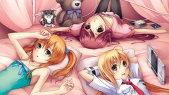 Music long hair ipod teddy bears twintails