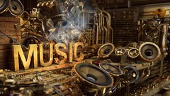 Music Machines abstract mechanical speakers artwork