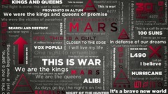 Music Mars Typography backgrounds bands 30 seconds to mars