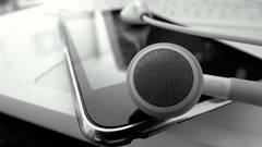 Music monochrome ipod earphones apple inc ipod touch