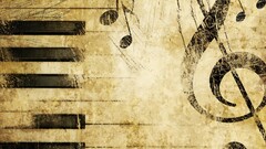 Music musical notes piano artwork