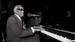 Music piano grayscale ray