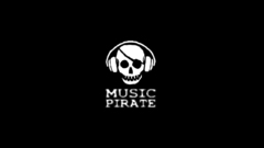 Music pirate logo Music