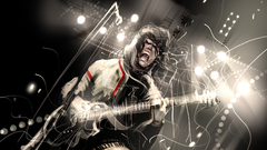 Music rock digital Art