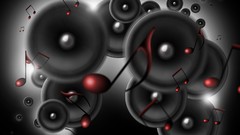 Music sound speakers digital art