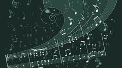 Music staff musical notes