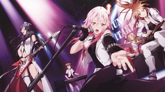 Music stage navel Drums gloves sitting coat bands singing 