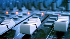 Music studio mixing tables