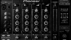 Music Techno DJ pioneer artistic mixing tables djm 800