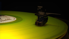 Music turntable record player