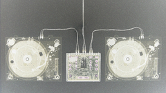 Music turntables X-ray Music