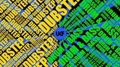 Music Typography dubstep multicolor drum and bass
