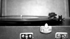 Music vinyl disc sound Audio vintage monochrome record record 