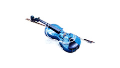 Music violins white background