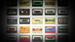 Music white cassette Audio