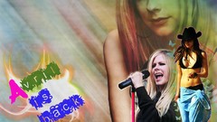 Music woman Avril Lavigne singers designed