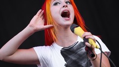 Music woman black background hayley williams paramore 
