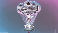 Music woman Books imagination reading