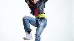 Music woman dancing dancers