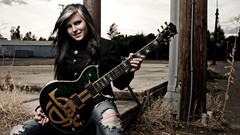 Music woman jeans guitars piercings Taylor McCutchan Evil twin 