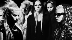 Music woman monochrome die antwoord Yolandi Visser