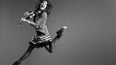 Music woman musicians dancers Lindsey Stirling violent