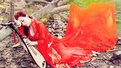 Music woman redheads