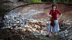 Music woman violins violinist Lindsey Stirling