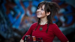 Music woman violins violinist musicians Lindsey Stirling