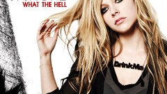 Music woman white background Celebrity Avril Lavigne drinks 