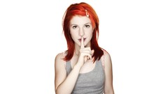 Music woman white background hayley williams paramore singers 