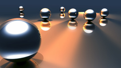 My balls graphic rendering