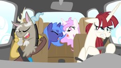 My little pony car interiors Princess Luna Princess Celestia 