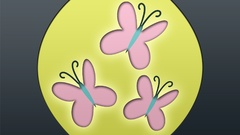 My little pony emblems Fluttershy Cutie Mark