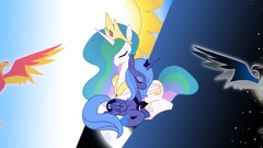 My little pony Princess Luna Princess Celestia