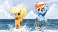 My little pony rainbow dash Applejack