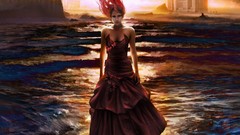 Mythical woman fantasy 3d