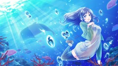 Nagi no Asukara Chisaki Hiradaira fish dolphin Sea water