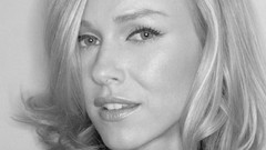 Naomi Watts faces monochrome Actress lipstick blondes blue eyes