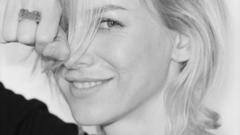 Naomi Watts monochrome greyscale