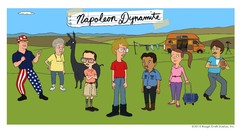 Napoleon Dynamite cartoons colors funny