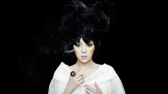 Narsha k-pop black background