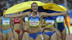 Natalia Dobrynska athletic