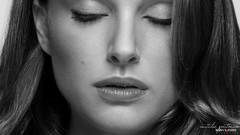 Natalie Portman Actress closed eyes