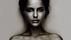 Natalie Portman monochrome