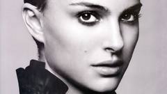 Natalie Portman monochrome greyscale