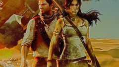 Nathan drake tomb raider lara croft Uncharted 3