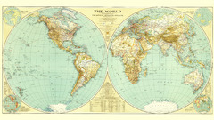 National geographic world map