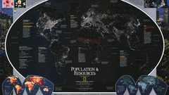 National geographic world map