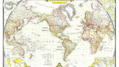 National geographic world map